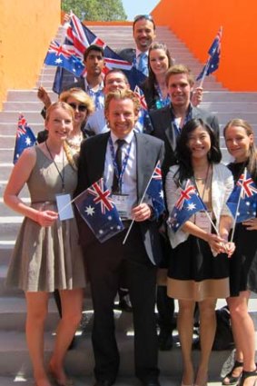 Australian delegates to the G20 YES summit.