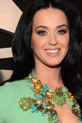 Katy Perry at the 55th Annual Grammy Awards earlier this year.