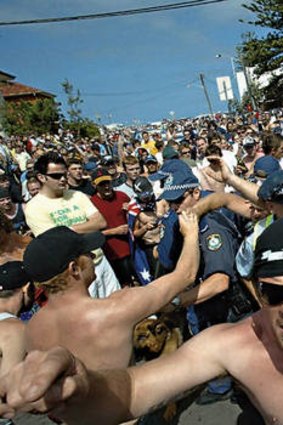 Mob mentality … the Cronulla riots of 2005.