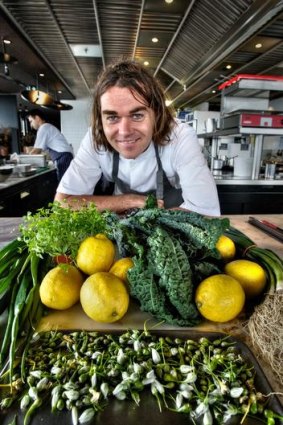 Fresh approach: keen runner and celebrated chef Shannon Bennett at his restaurant Vue de Monde.