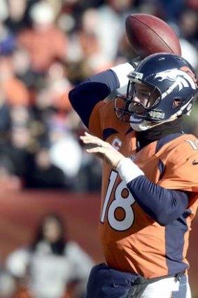 On target: Peyton Manning continues his comeback as the Denver Broncos quarterback.