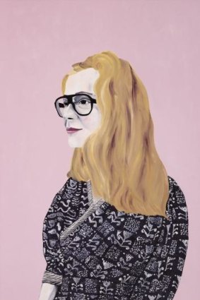 Sally Ross' portrait of Eva Orner. 