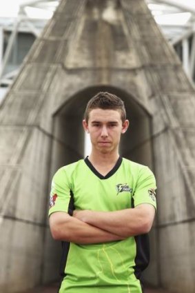 Youngest player: Doran is delighted to wear the lime greens.