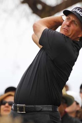 Phil Mickelson during the final round.