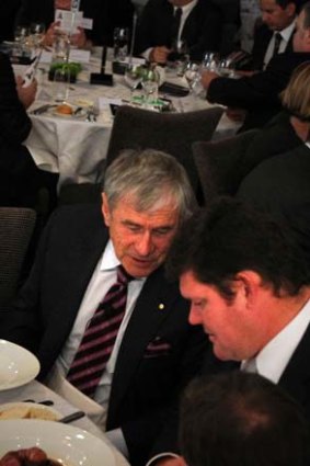 Waiting game: Kerry Stokes and James Packer.