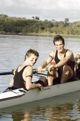 Nathan Fyfe has  come a long way since being cox of the rowing  team.