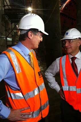 Lord Mayor Graham Quirk and Mr Bernie Ripoll MP.