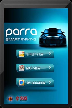 Parramatta Council's smart parking app.