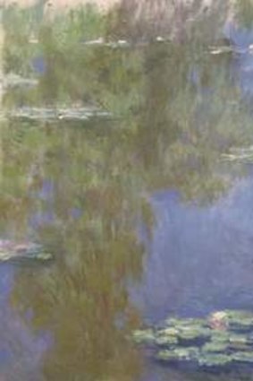 Monet’s <i>Waterlilies (Nymphas)</i>, painted in 1914 before his colour vision was partially restored.