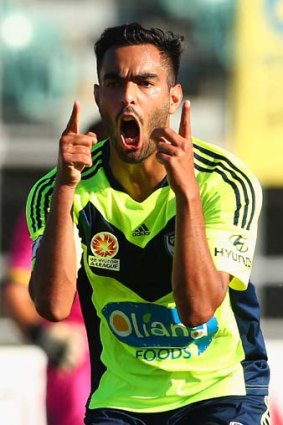 Marcos Flores will be missing when Melbourne Victory takes on Central Coast Mariners.