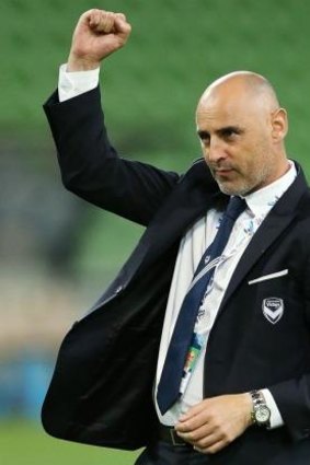 Happy days: Kevin Muscat.