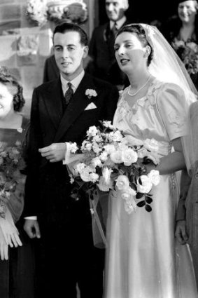 It's time ... for wedlock: Margaret and Gough Whitlam tie the knot in April 1942.