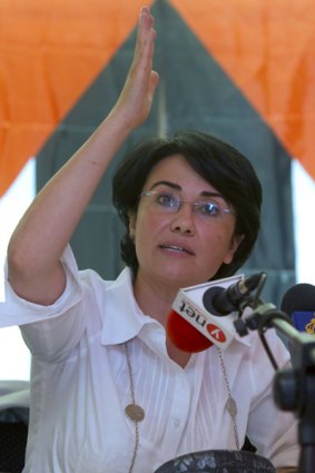 Israeli Knesset member, Haneen Zoabi, who was on board the Marmara ship when it was raided by Israeli Navy fighters, has called for an international inquiry into the incident. <i>Picture: AFP</i>