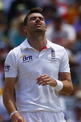 Jimmy Anderson has taken seven wickets at 58.2 and also suffered the ignominy of being hit for 28 in a single over.