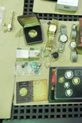 Police found an extensive amount of property believed to be stolen