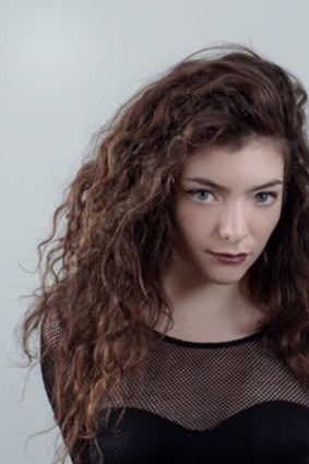 Young New Zealand rising star Lorde.
