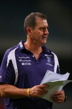 The Fremantle coach has been particularly concerned about the relaxation of the copping of arms in a contest.