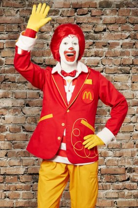 Another of Ronald McDonald's new outfits.
