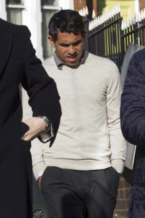 Charged: Manchester City footballer Carlos Tevez.