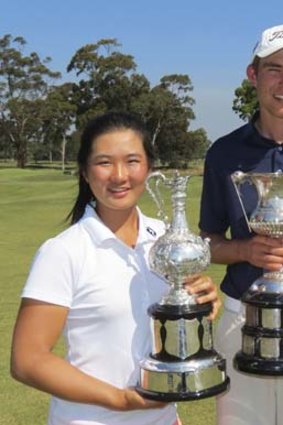 Golfers Su-Hyun Oh and Zach Murray won the Victorian Amateur Championship titles.