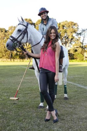 Ride on ... Jesinta Campbell is an ambassador for the Jeep Polo Series.