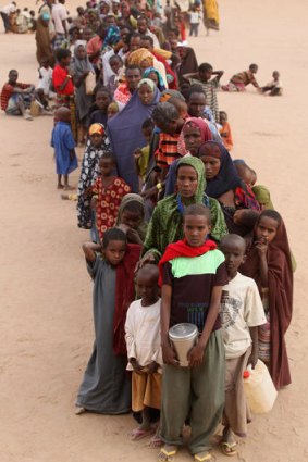 Almost 500,000 people live in the Dadaab refugee camp.