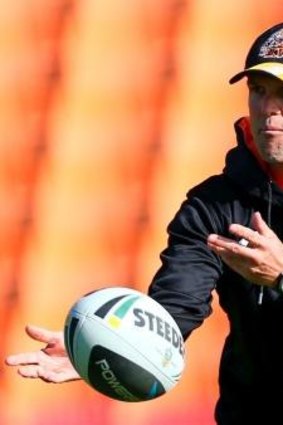 Unfinished business: Mick Potter wants to remain at the helm of Wests Tigers.