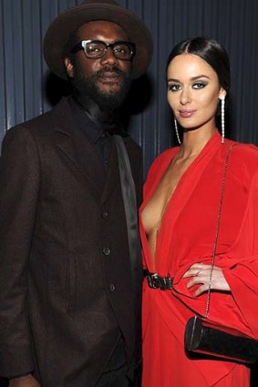 Perfect pair: Gary Clark jnr and Nicole Trunfio.