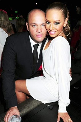 Stephen Belafonte and Mel B at the Marquee opening at The Star in Pyrmont.