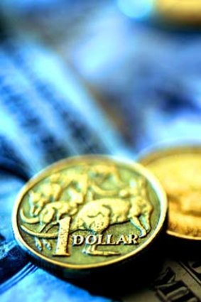 The Australian dollar hit a new post-float high of $US1.1011.
