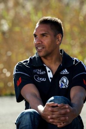 Collingwood's Andrew Krakouer: 'I reckon there were a few times I thought about giving it away this year.'