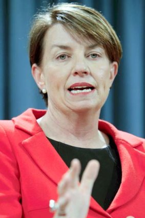 Queensland Premier Anna Bligh: Championing gay marriage rights.