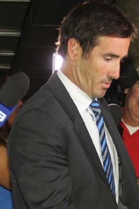 "The Herald fears for the mental health of Andrew Johns".