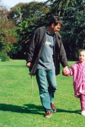 Andrew Darbyshire and his late daughter Caitlin.