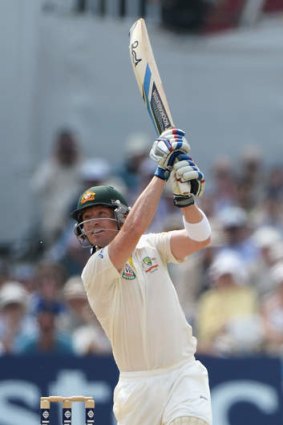 Brad Haddin top-scored with 71 for Australia in the second innings of the first Test.