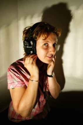 Sound artist Camilla Hannan.