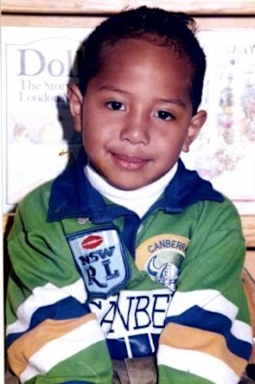 Sami Sauiluma as a pre-schooler.