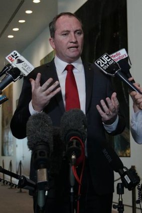 National senator Barnaby Joyce.