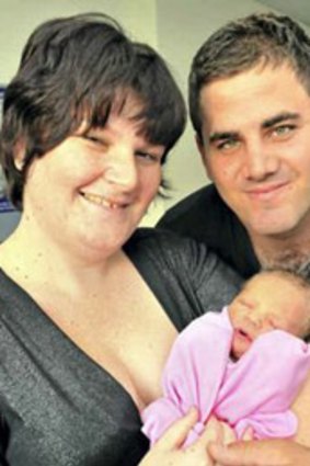Terri-lee Levi and Michael Blackley decided to leave a lasting memory of last week’s cyclone when they named their first baby Dakota Yasi Blackley.