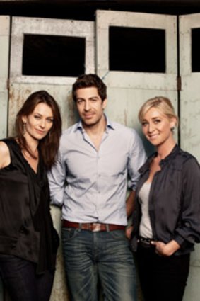 Kat Steward, Don Hany and Asher Keddie star in Channel Ten's latest series, Offspring.