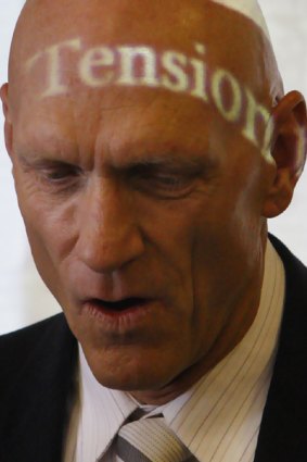 Peter Garrett at the National Library in Canberra.
