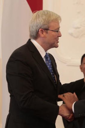 'Rudd is held in high regard by a number of regional leaders, especially Indonesia's President, Susilo Bambang Yudhoyono.'