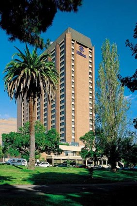 The Hilton hotel has been an East Melbourne landmark for about 40 years.