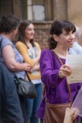 Sally Hawkins, left and Asa Butterfield in <i>X+Y</i>.