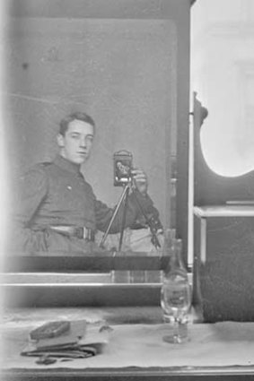 Thomas Baker's 1917 self-portrait.