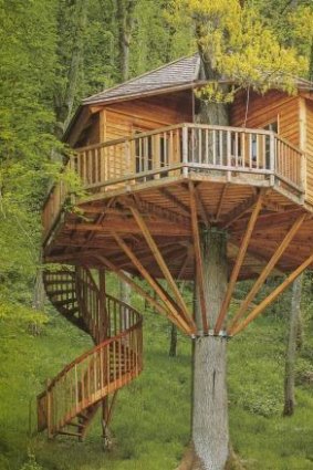 A treehouse hotel in Germany.