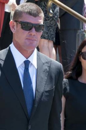 James and Erica Packer before their split.