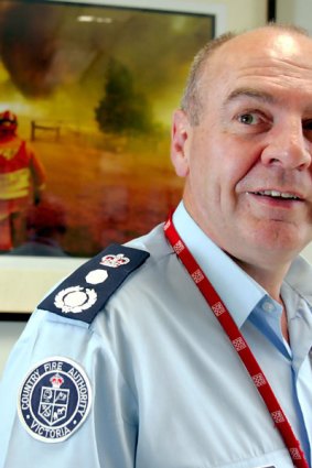 Chief Officer Russell Rees pictured previously at CFA headquarters.