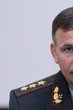 Ukraine's new Defence Minister Colonel-General Valery Heletey.