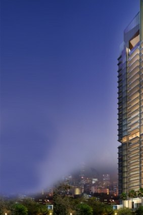 Artist's impressions of Leonie Parc View Tower, the exclusive Singapore residential address of Joe Gutnick.